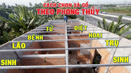 Nhà cấp 4 chia sẽ cách chọn xà gồ đúng phong thủy bạn cần nên biết khi xây nhà